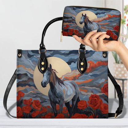 Shineful Leather Bag Moonlit Rose Stallion