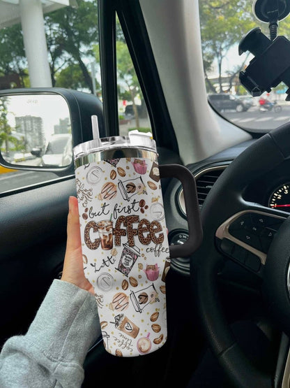 40 Oz Coffee Shineful™ But First Lk8 40Oz Tumbler