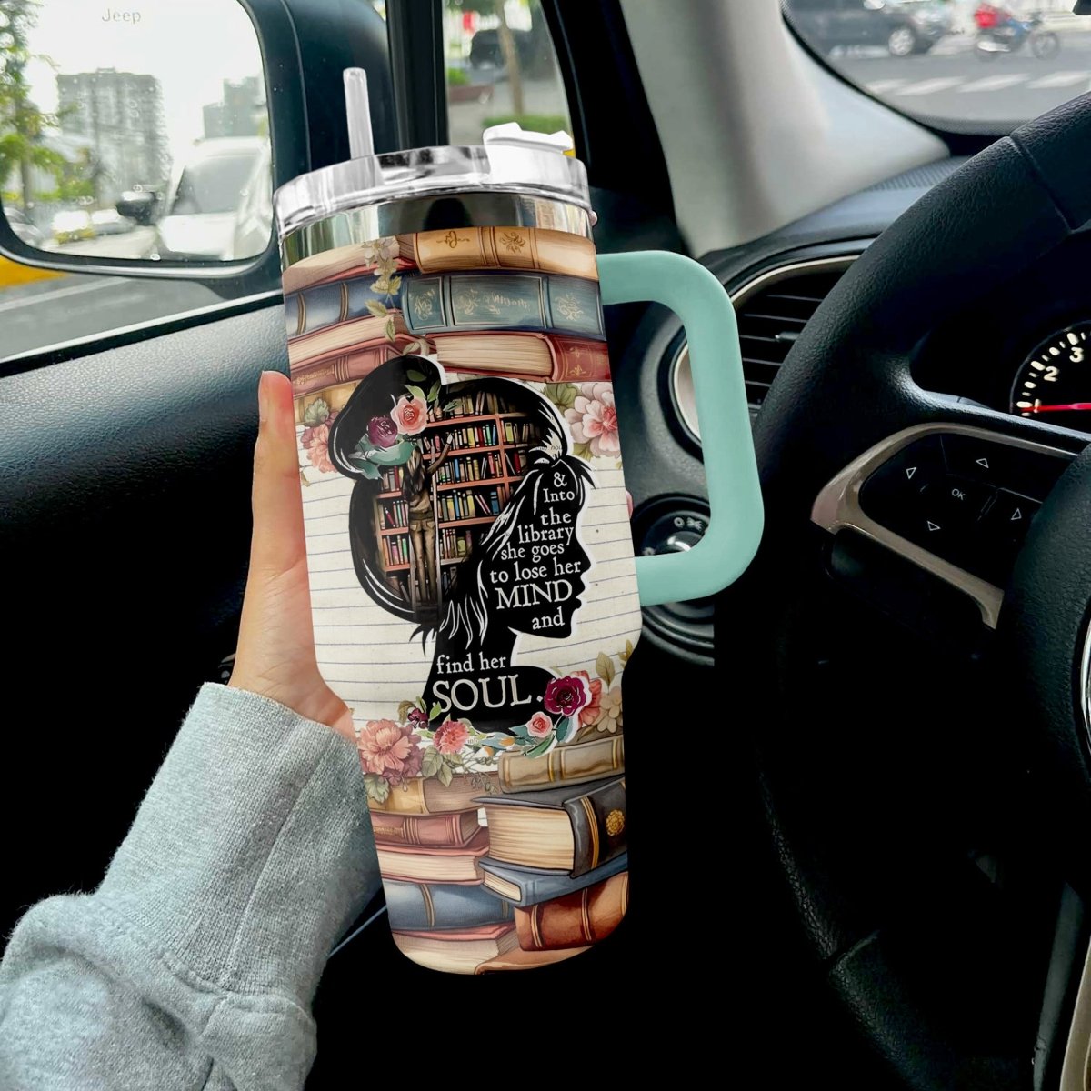 40 Oz Reading Shineful™ Tumbler Find My Soul Nl09 Mint 40Oz