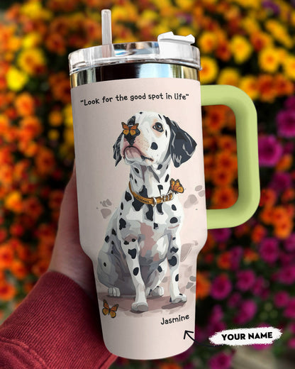Dalmatian 40 Oz Shineful™ Tumbler Good Spot Mn8 Green 40Oz
