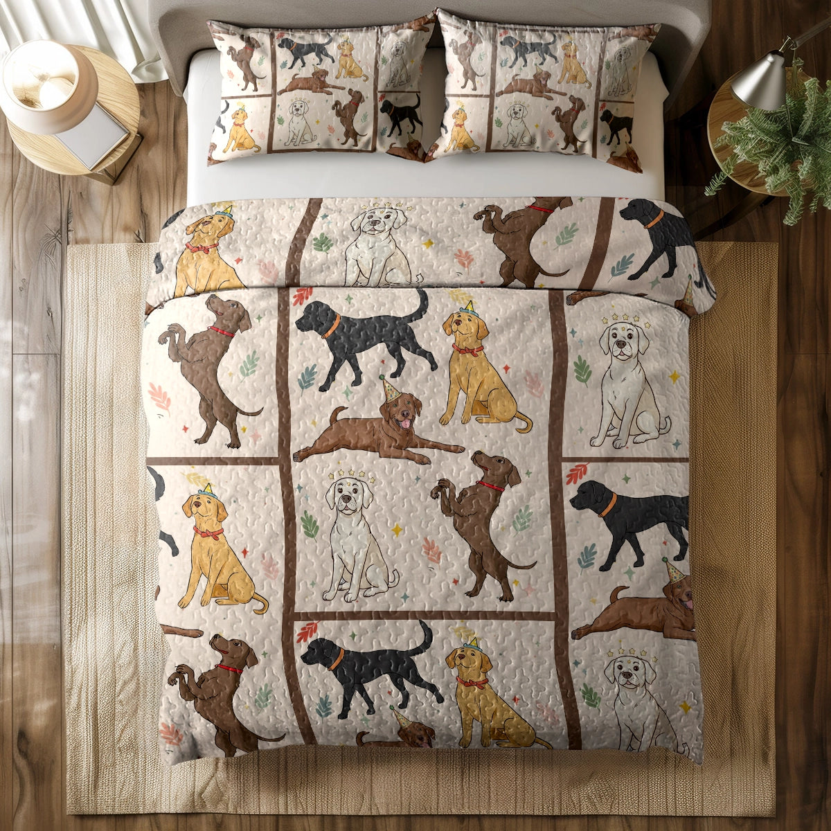 Shineful All Season Quilt 3-Piece Set - Labrador Life