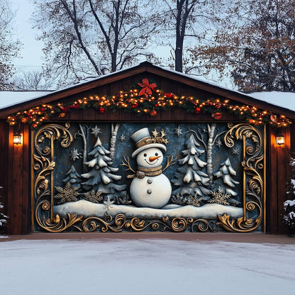 Shineful Garage Door Banner Decoration Winter Magic