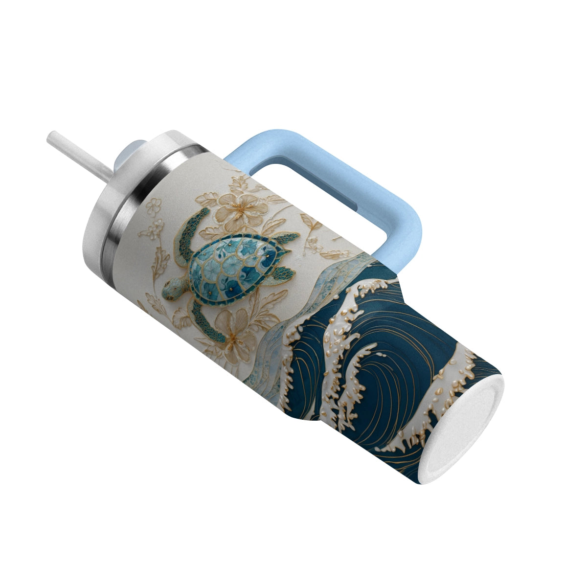 Shineful Tumbler Majesty Tides and Sea Turtles