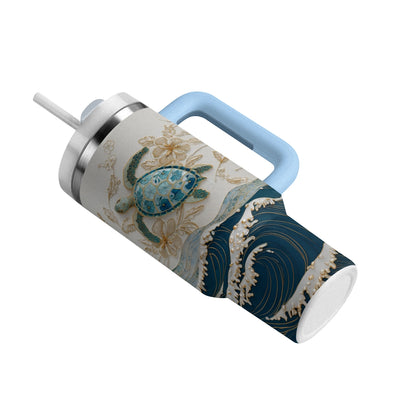 Shineful Tumbler Majesty Tides and Sea Turtles