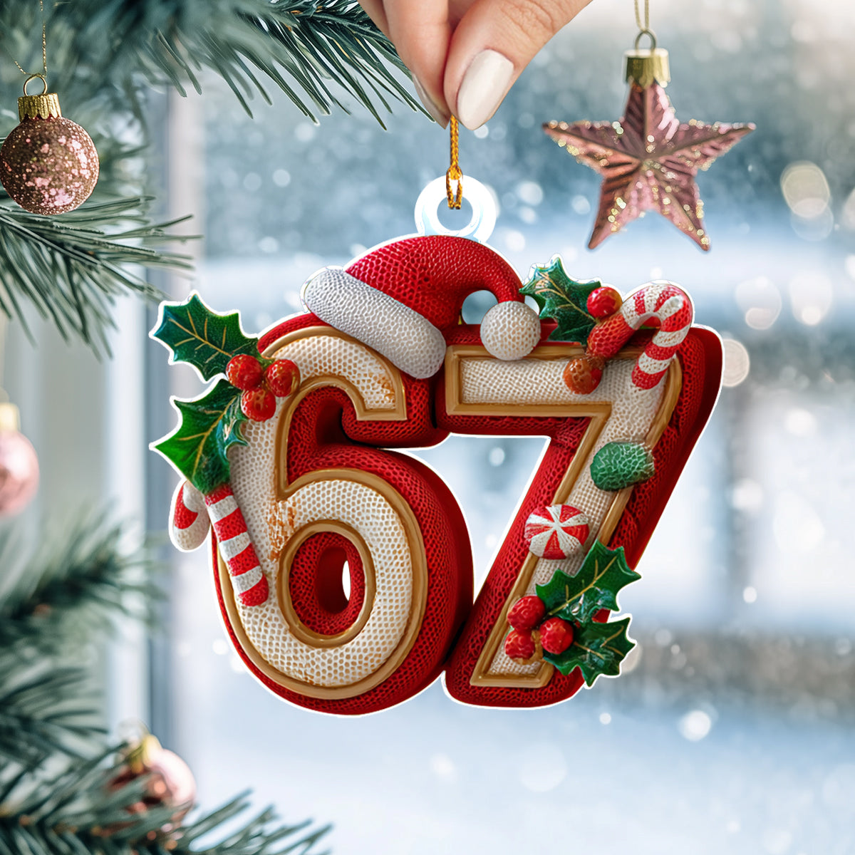 Shineful 2D Acrylic Ornament Funny Teen Grandkid