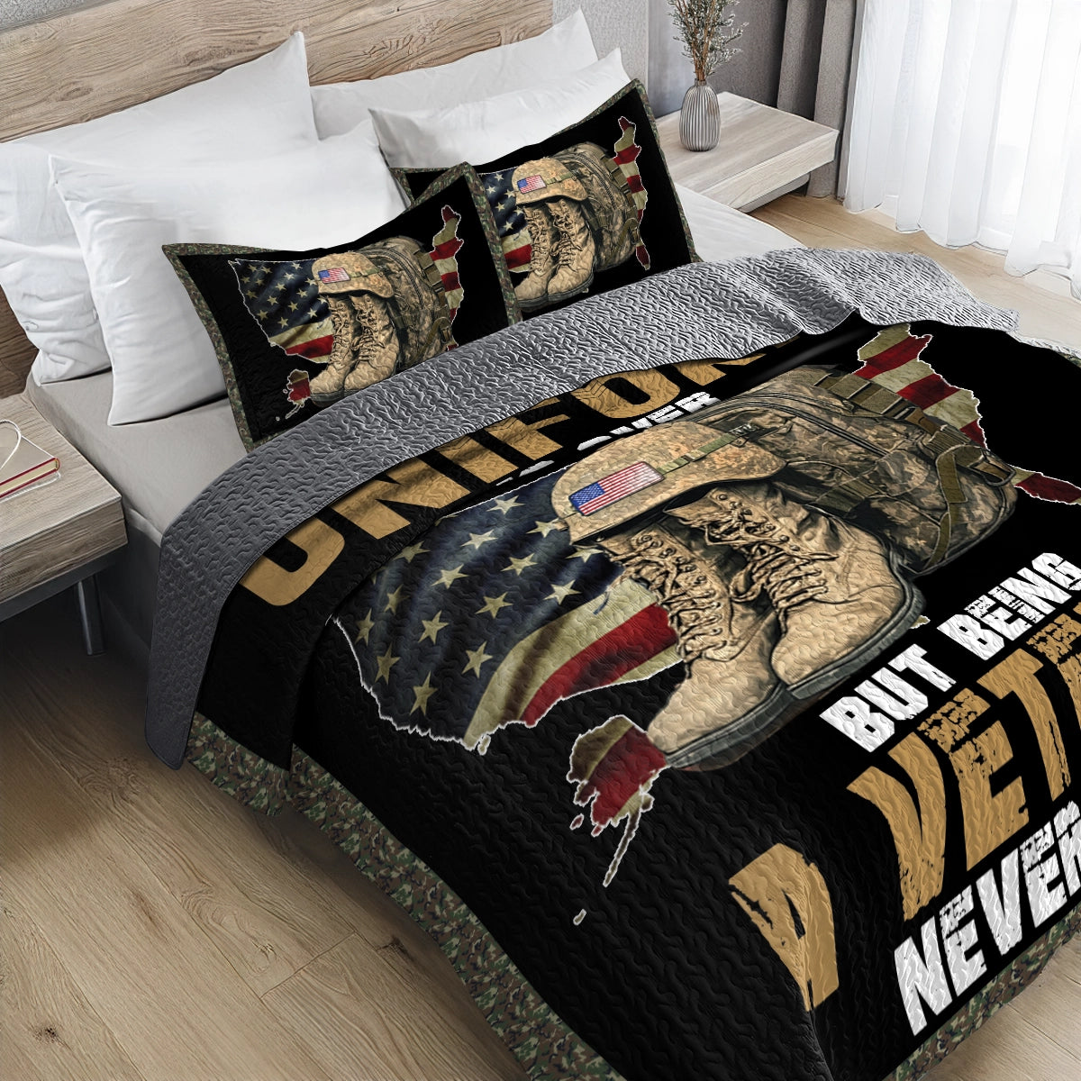 Shineful All Season Quilt 3-Piece Set - Veteran's Valor