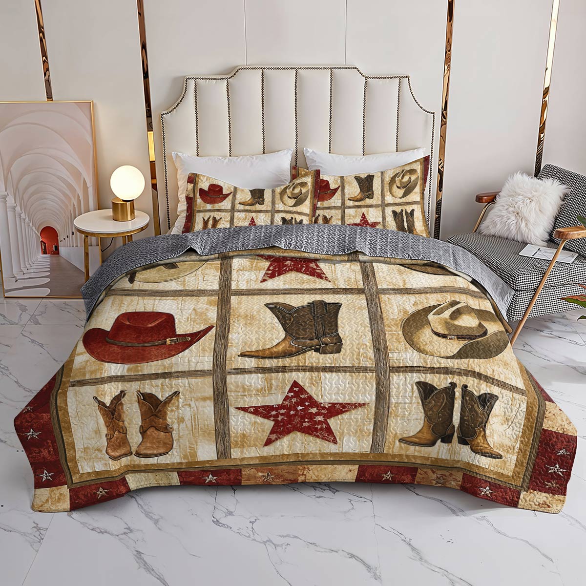Shineful All Season Quilt 3-Piece Set - Cowboy's Gear