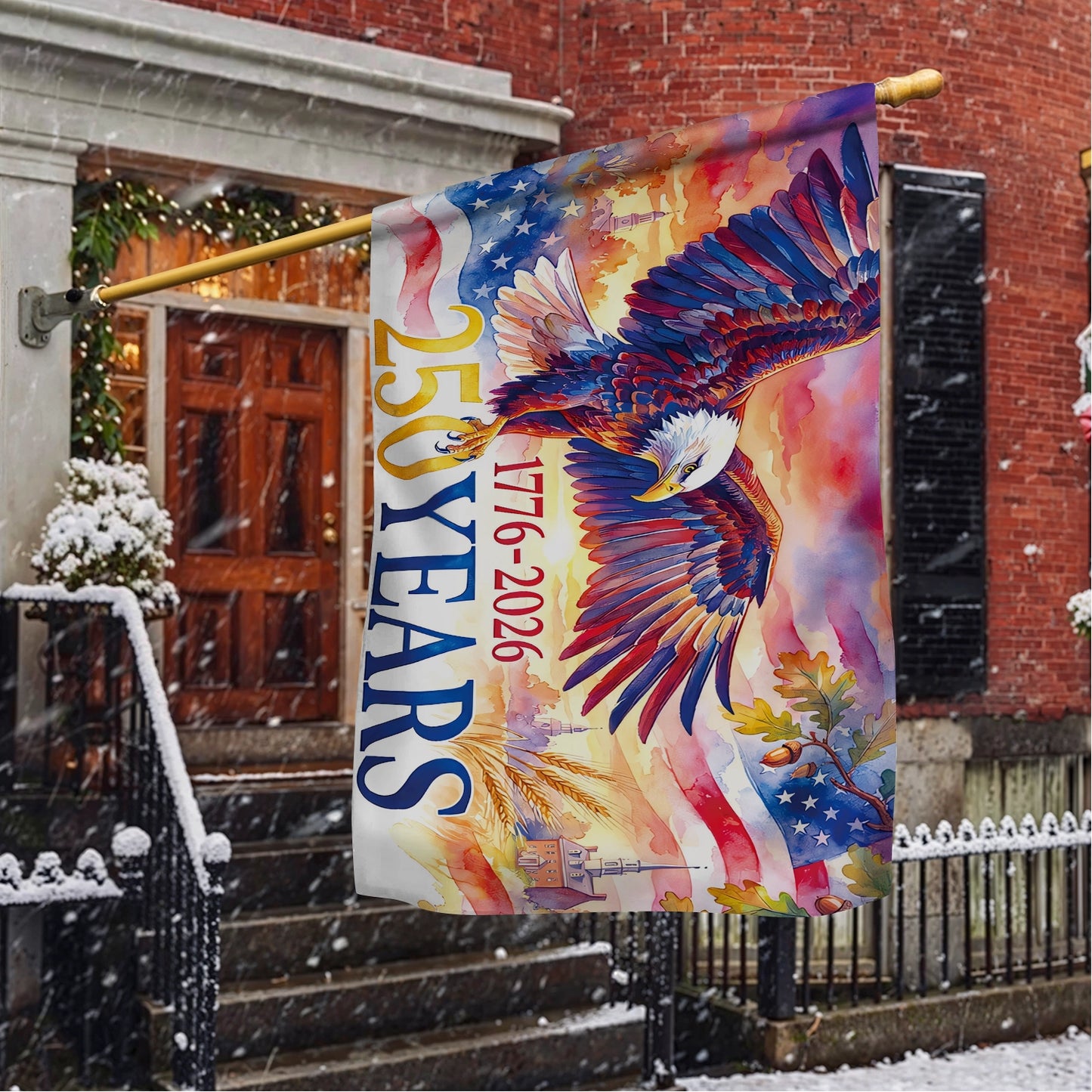 Shineful House Flag 30" x 40" - Freedom Still Soars