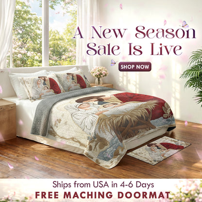 Shineful Quilt 3-Piece Set Nativity Blessing