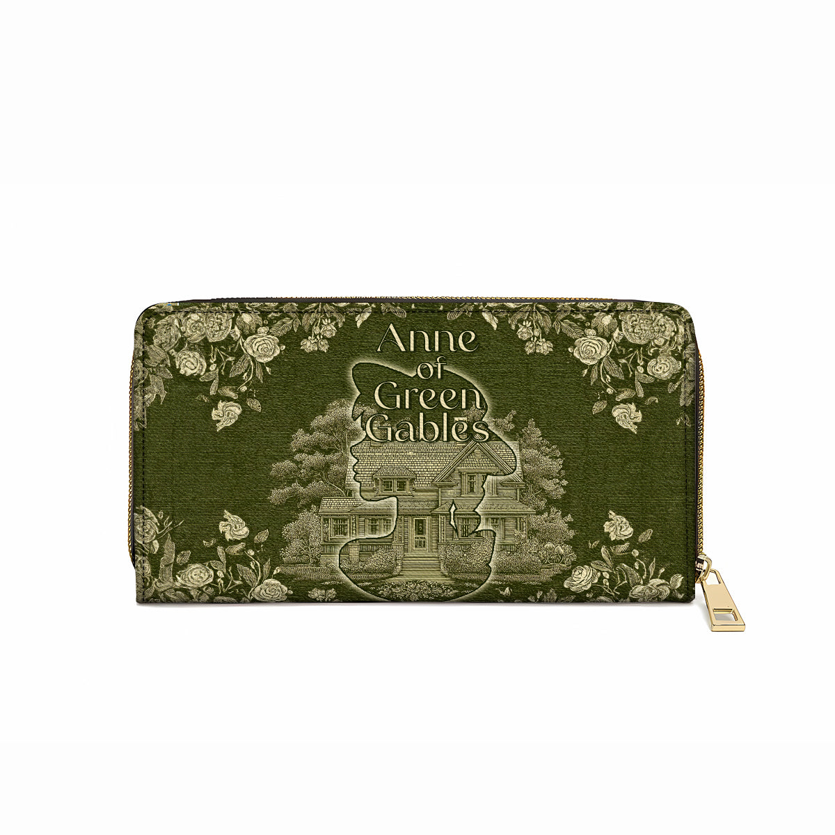 Shineful Leather Clutch Purse With Wristlet Strap Handle Green Gables Dreamer