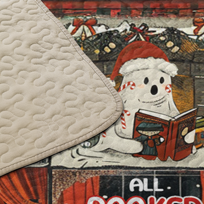 Shineful All Season Quilt 3-Piece Set Christmas Bookish Candy Boo