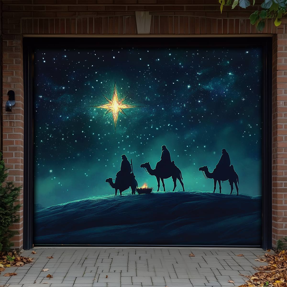 Shineful Garage Door Banner Decoration Starlit Journey