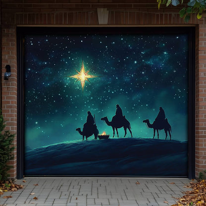 Shineful Garage Door Banner Decoration Starlit Journey
