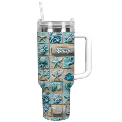 Shineful Tumbler Mermaid Treasure Personalized