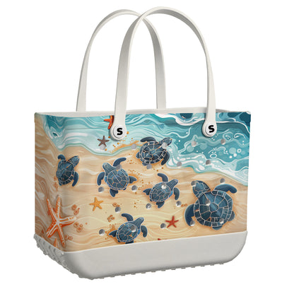 Shineful Beach Bag Ocean Turtle