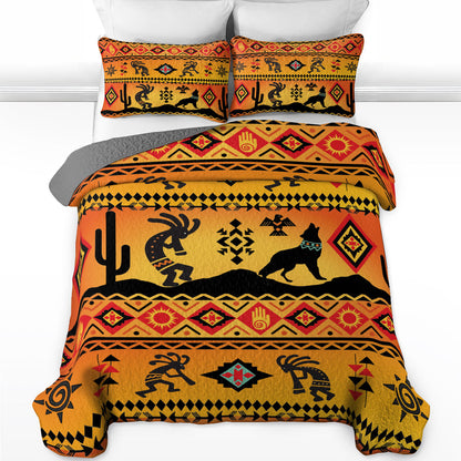 Shineful All Season Quilt 3-Piece Set Sunset Serenade