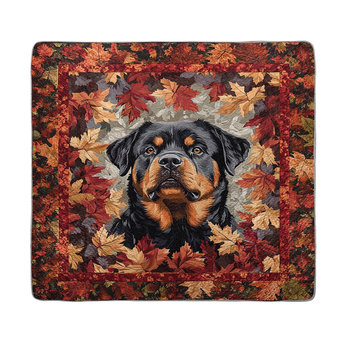 Shineful All Season Quilt 3-Piece Set - Rottweiler Majesty