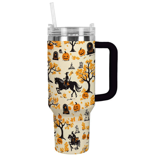 Shineful Tumbler Riding Pumpkins