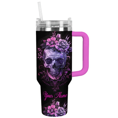 Shineful Tumbler Personalized Skull Gothic Charm