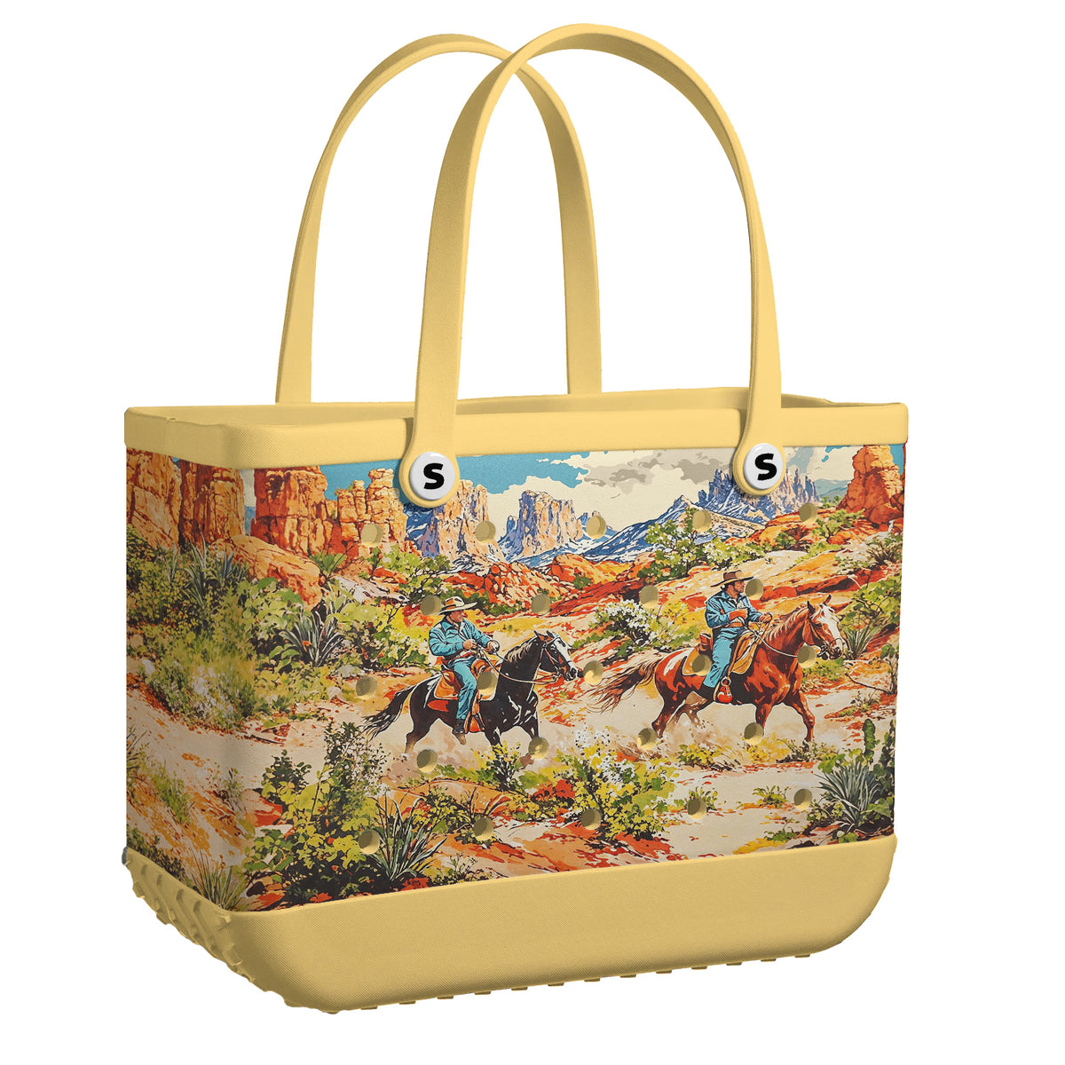 Shineful Bundle Beach Bag And Tumbler Canyon Trails Cowboy