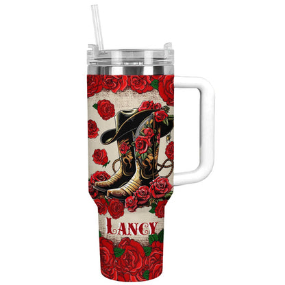 Shineful Tumbler Rose Cowboy