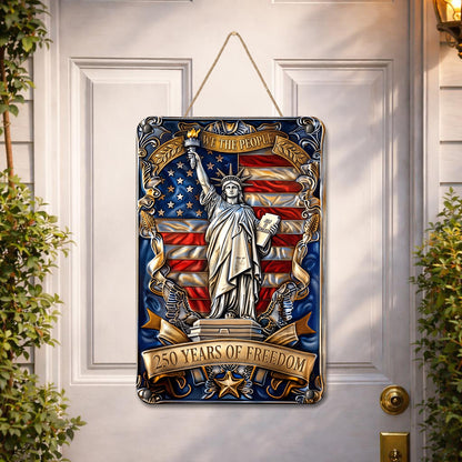 Shineful Freedom Honor Metal Sign