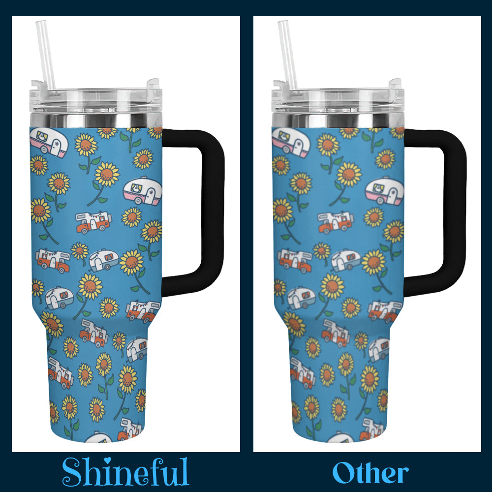 Shineful Tumbler Feline Sunburst