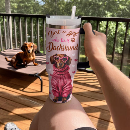Shineful Tumbler Dachshund Heartfelt