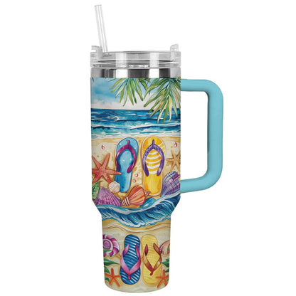 Shineful Tumbler Flip Flop Summer
