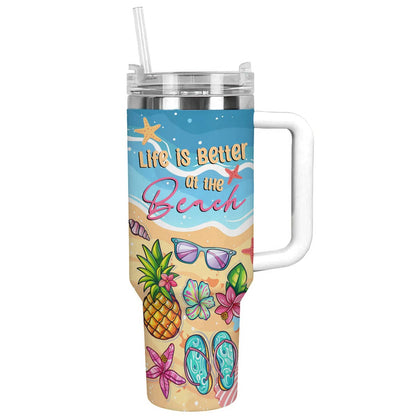 Shineful Tumbler Life Is Better At The Beach