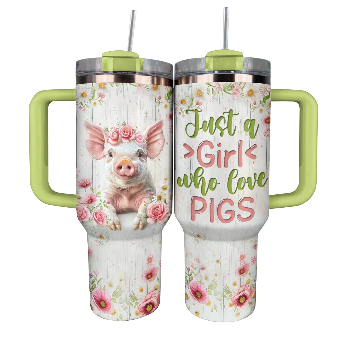 Shineful Tumbler Just A Girl Who Love Pigs