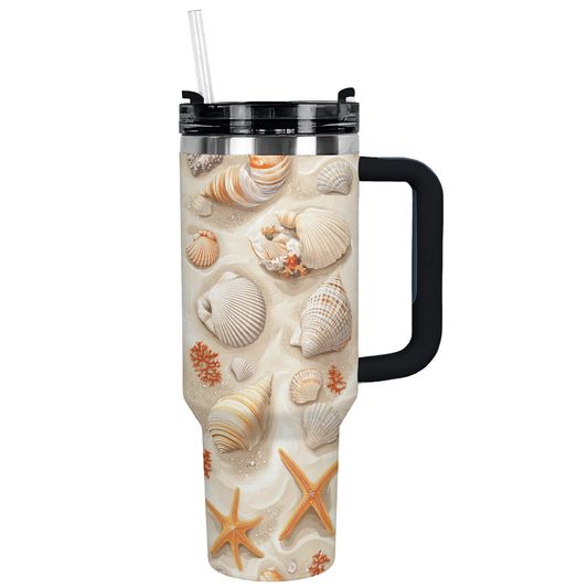 Shineful Tumbler Seashell Elegance
