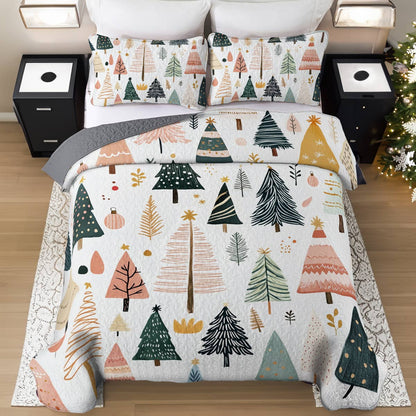 Shineful All Season Quilt 3-Piece Set Gentle Pines