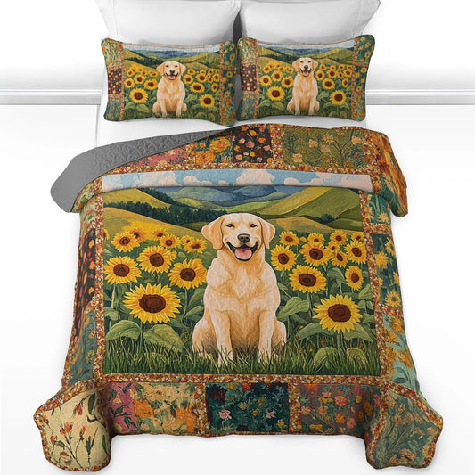 Shineful All Season Quilt 3-Piece Set - Sunny Lab Retreat