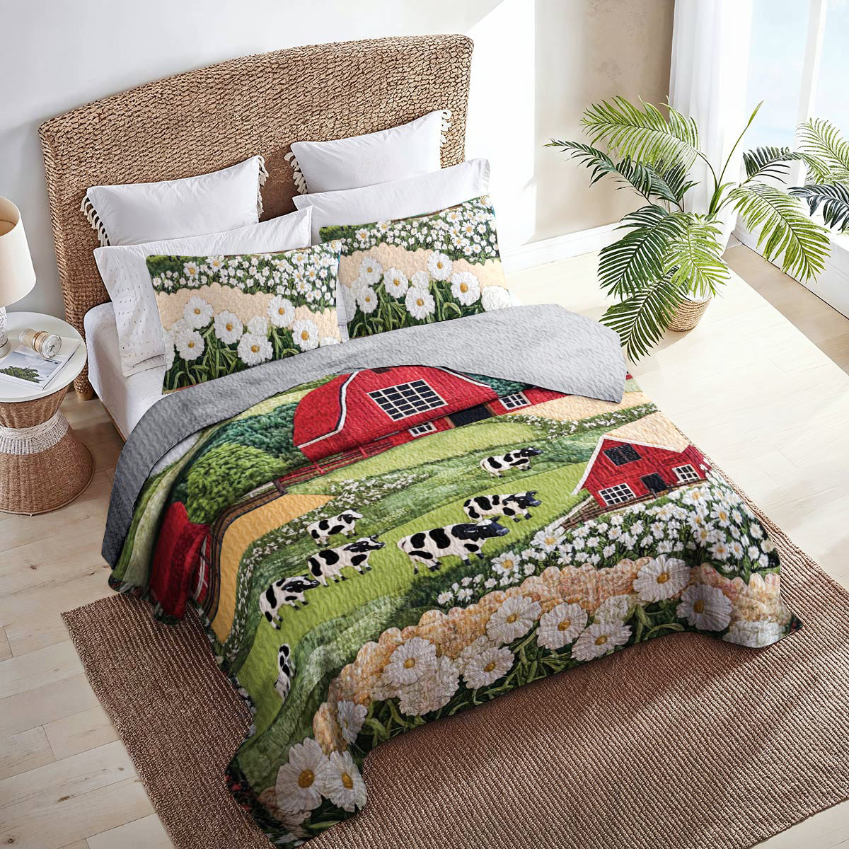 Shineful All Season Quilt 3-Piece Set Farmhouse Fresh
