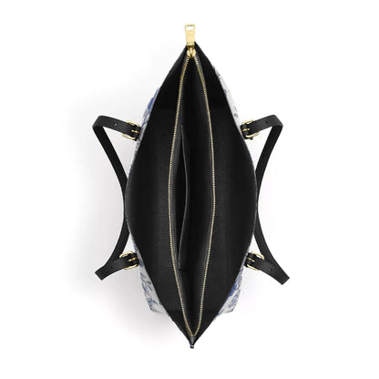 Shineful Leather Tote Bag - Hummingbird Serenity
