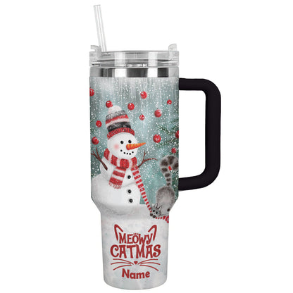 Shineful Personalized Tumbler Snowy Friends