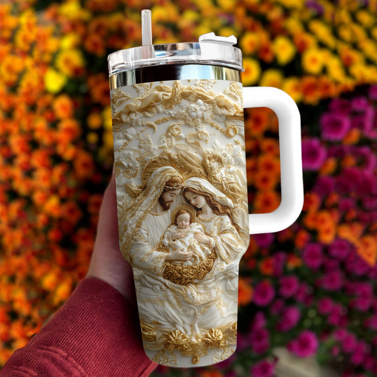 Shineful Tumbler Nativity Scene