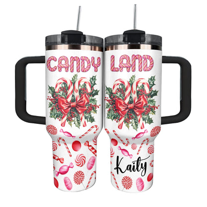 Shineful Glossy Tumbler Personalized Holiday Sweets