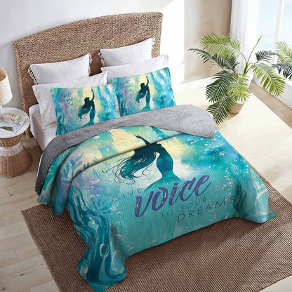 Shineful All Season Quilt 3-Piece Set Give Voice