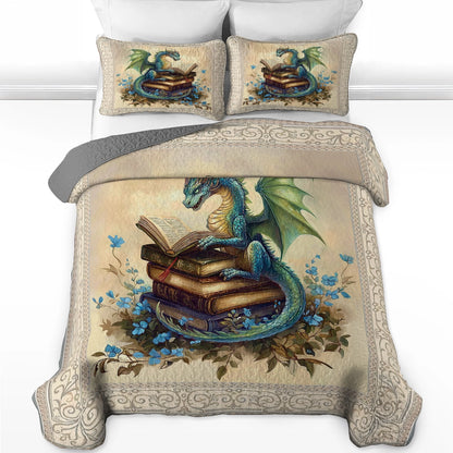 Shineful All Season Quilt 3-Piece Set - Bookish Dragon Dreams