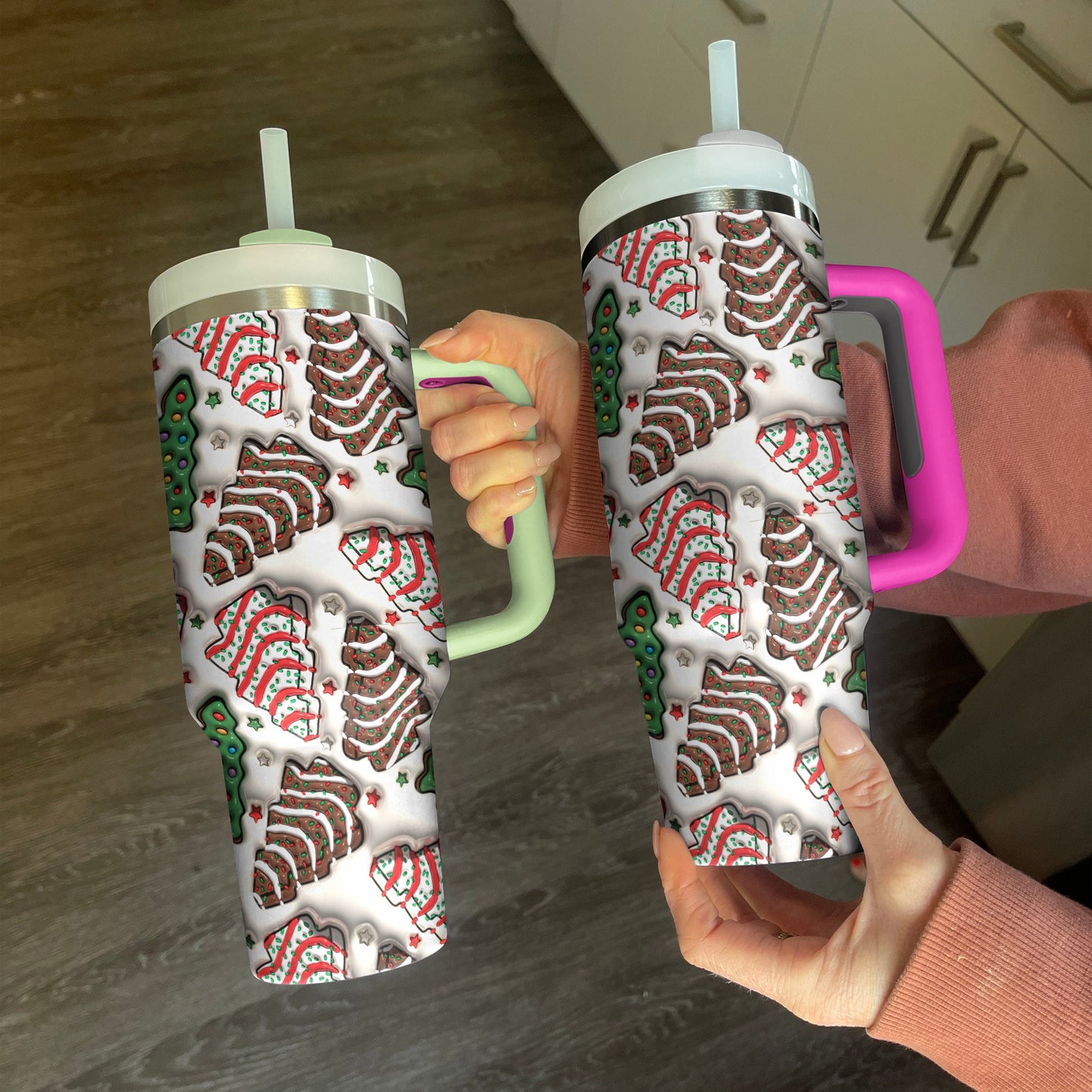 Shineful Glossy Tumbler Gingerbread Joy