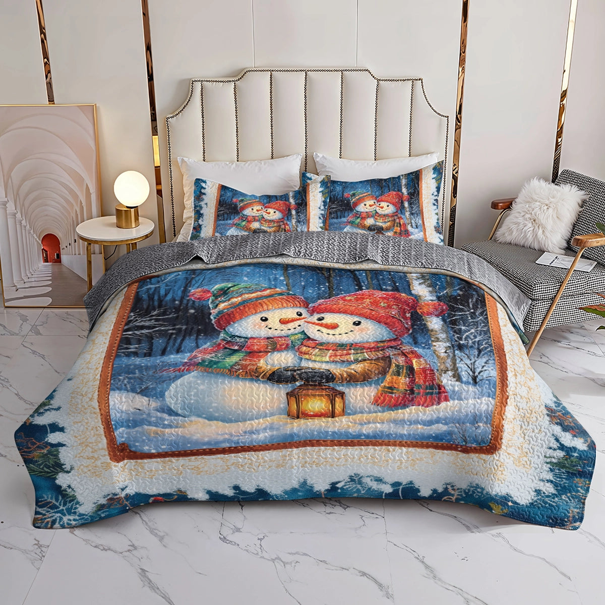Shineful All Season Quilt 3-Piece Set - Winter Love