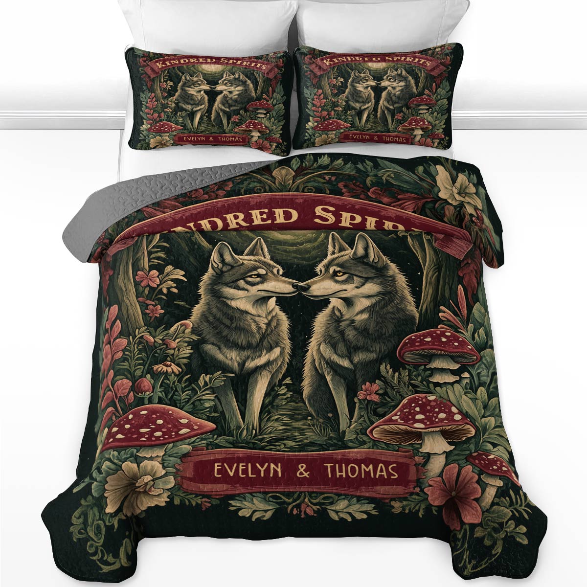 Shineful All Season Quilt 3-Piece Set - Personalized Kindred Spirits