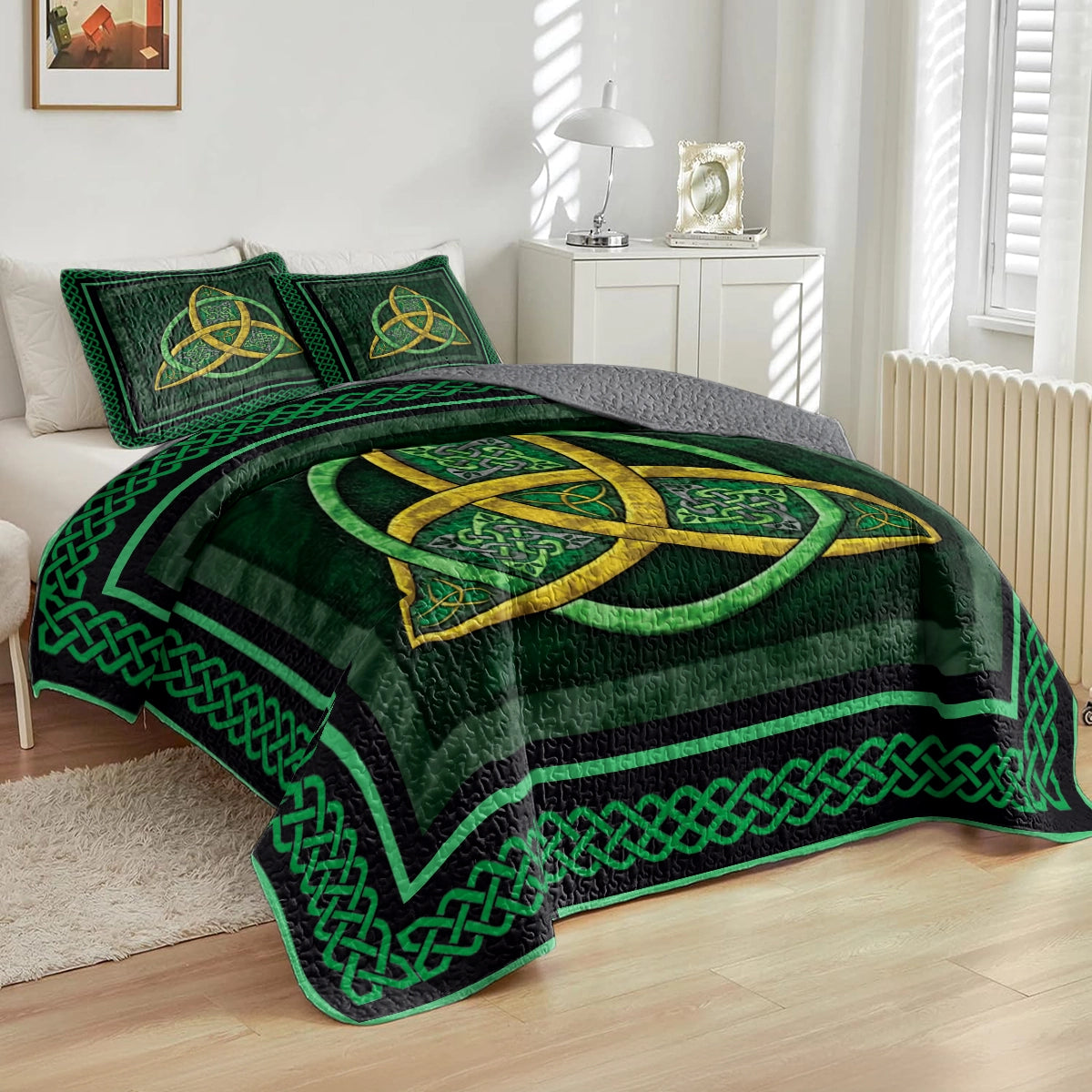 Shineful All Season Quilt 3-Piece Set - Celtic Harmony