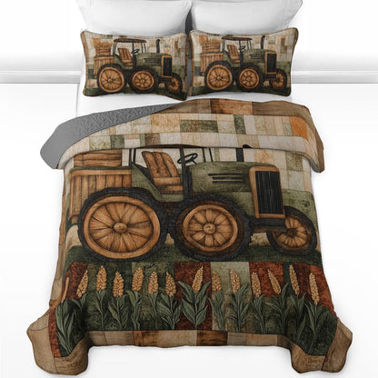 Shineful All Season Quilt 3-Piece Set - Farmer Rustic Charm