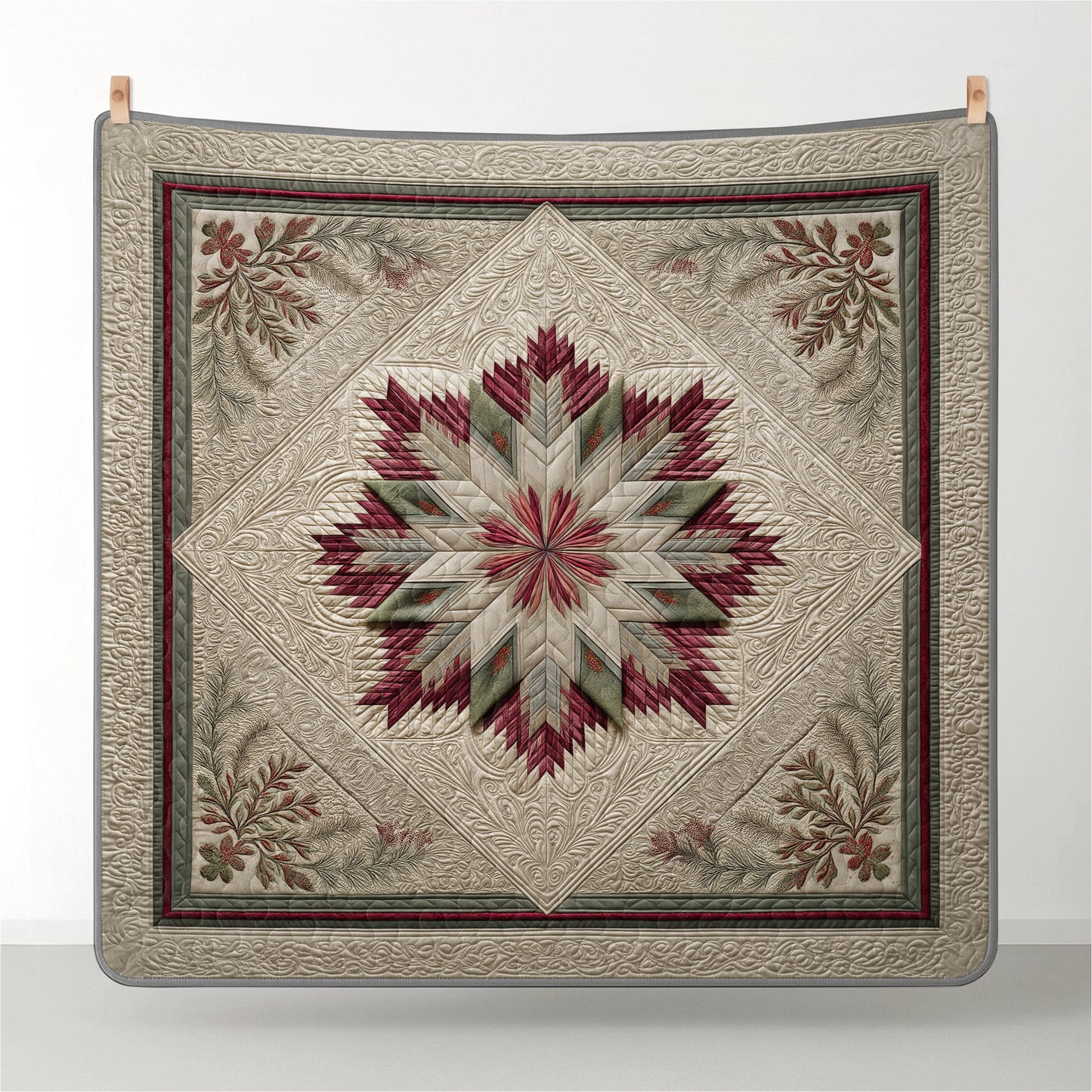 Shineful All Season Quilt 3-Piece Set Winter Star Heirloom