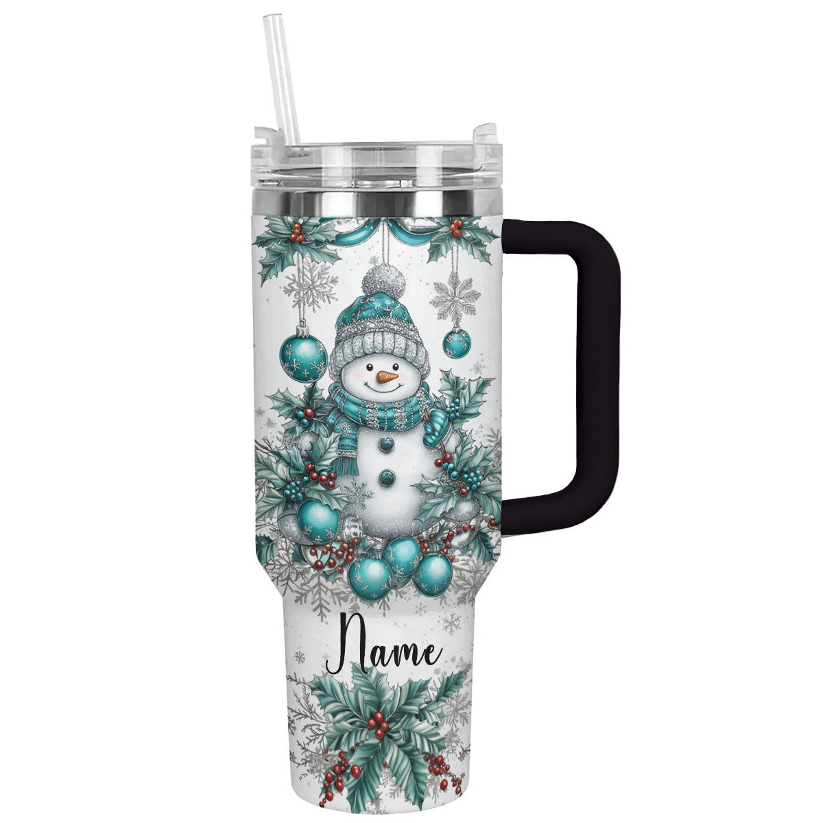Shineful Tumbler Personalized Snowman