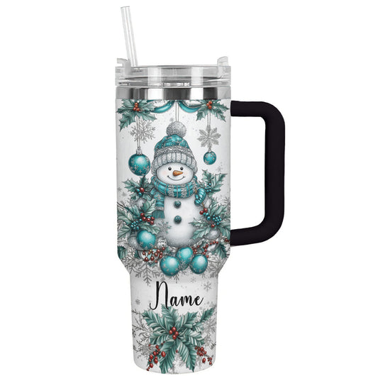 Shineful Tumbler Personalized Snowman