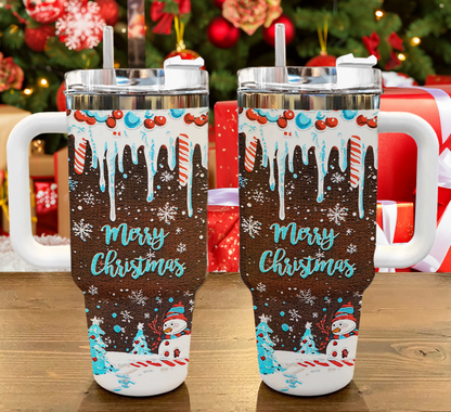 Shineful Glossy Tumbler Merry Frostmas